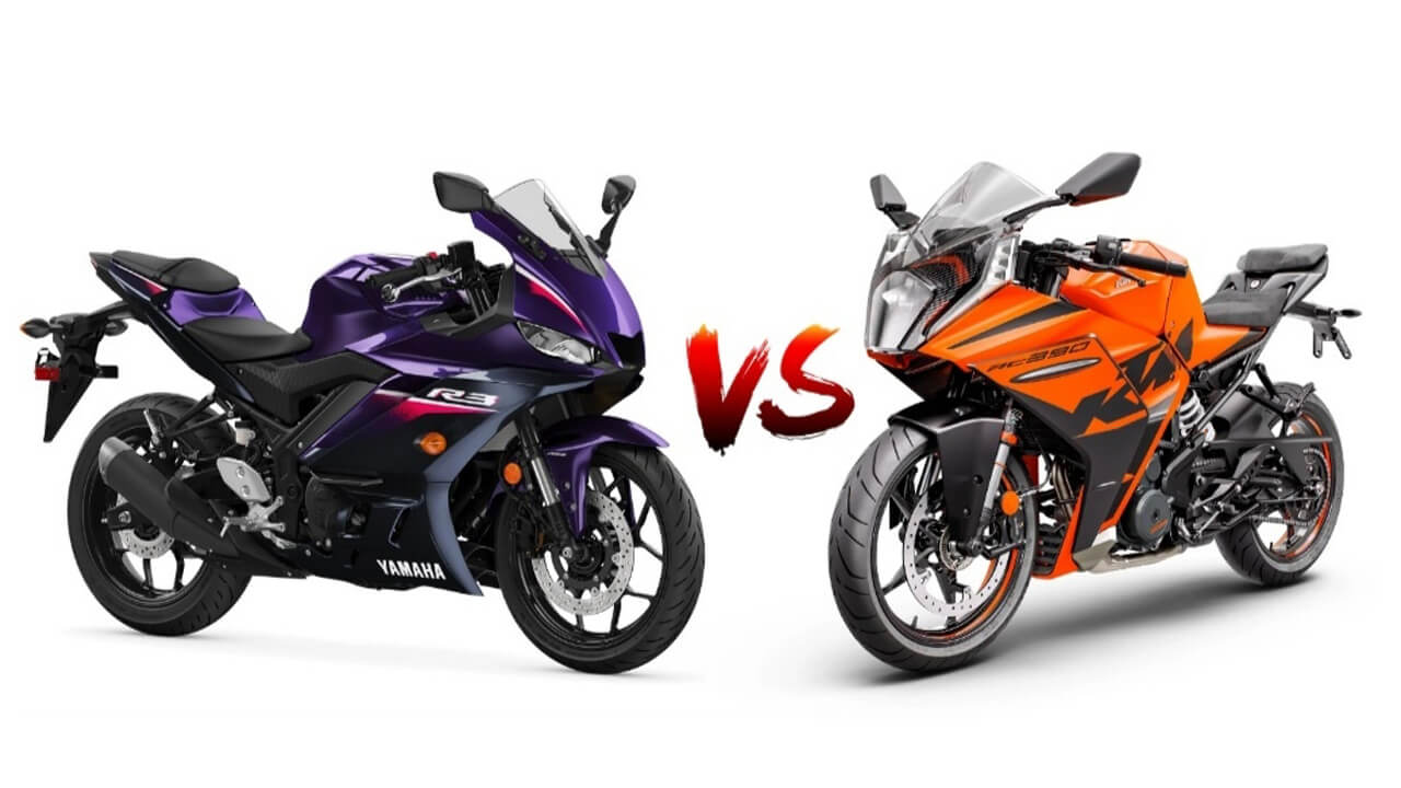 Yamaha R3 va KTM RC390 compared