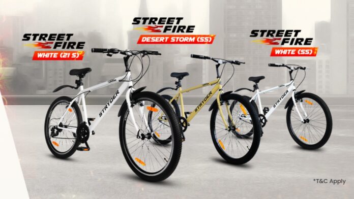 Stryder Street Fire 21 Speed Bicycle Launched in India