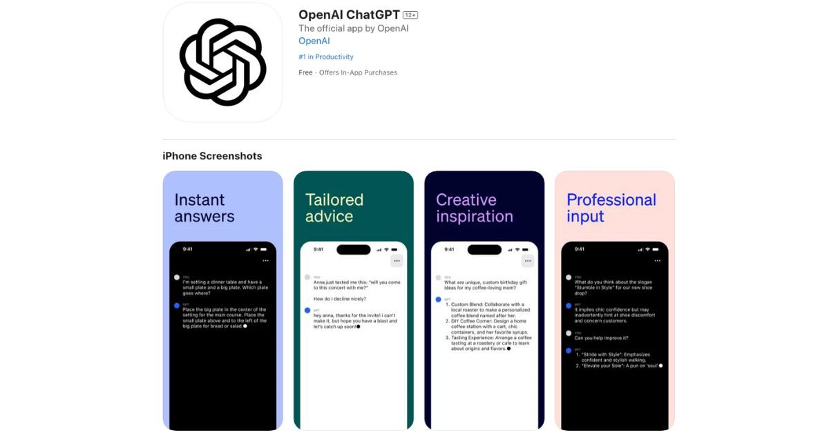 OpenAI ने जल्द ही आने वाले Android संस्करण के साथ iOS के लिए आधिकारिक ChatGPT ऐप लॉन्च किया है।