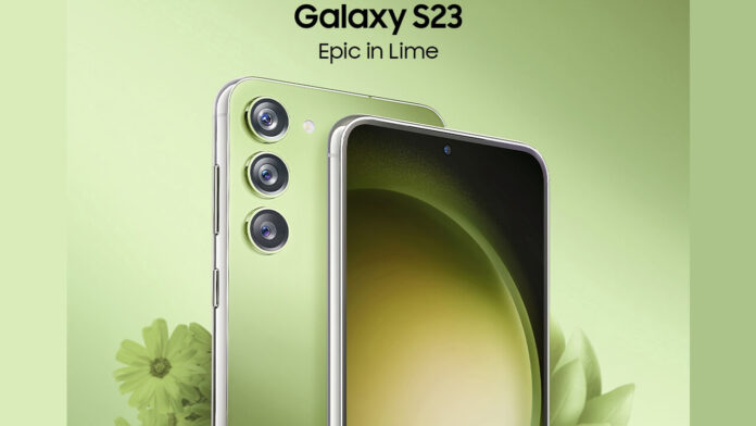 Samsung Galaxy S23 New Lime Color launched