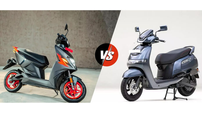 Simple One vs TVS iQube E-Scooter comparison