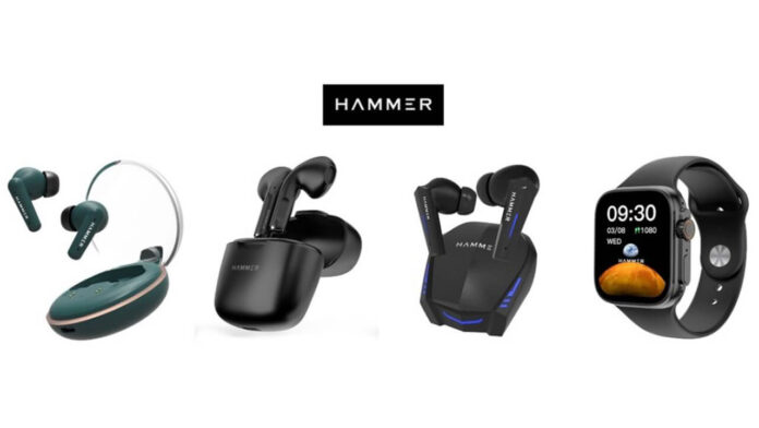 Hammer Airflow Plus Ko Mini G Shots Pulse X Earbuds Smartwatch launched India