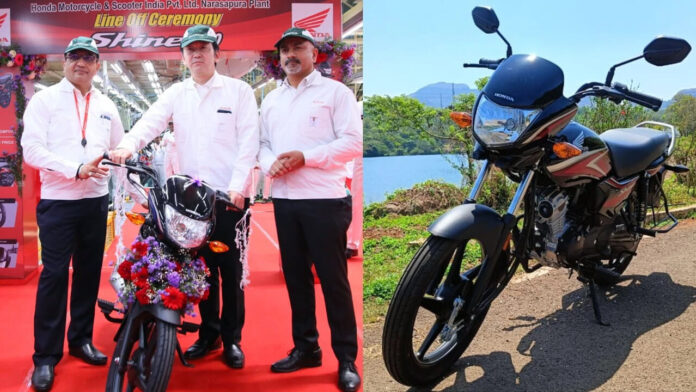 Honda Shine 100 delivery Start India