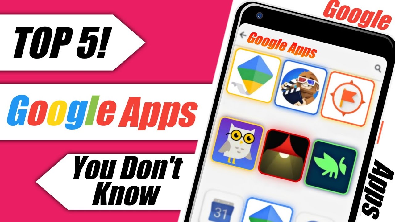 Top 5 Unique Google Apps that You Don’t Know | Advanced Google Apps 2020