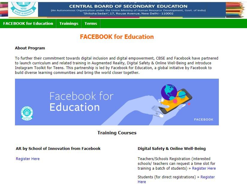 Facebook Collab with CBSE
