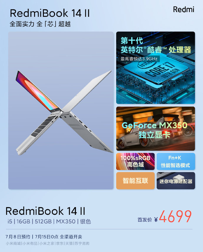 Redmibook 16 and Redmibook 14 II launched with intel’s 10th gen ‘Ice Lake’ processors