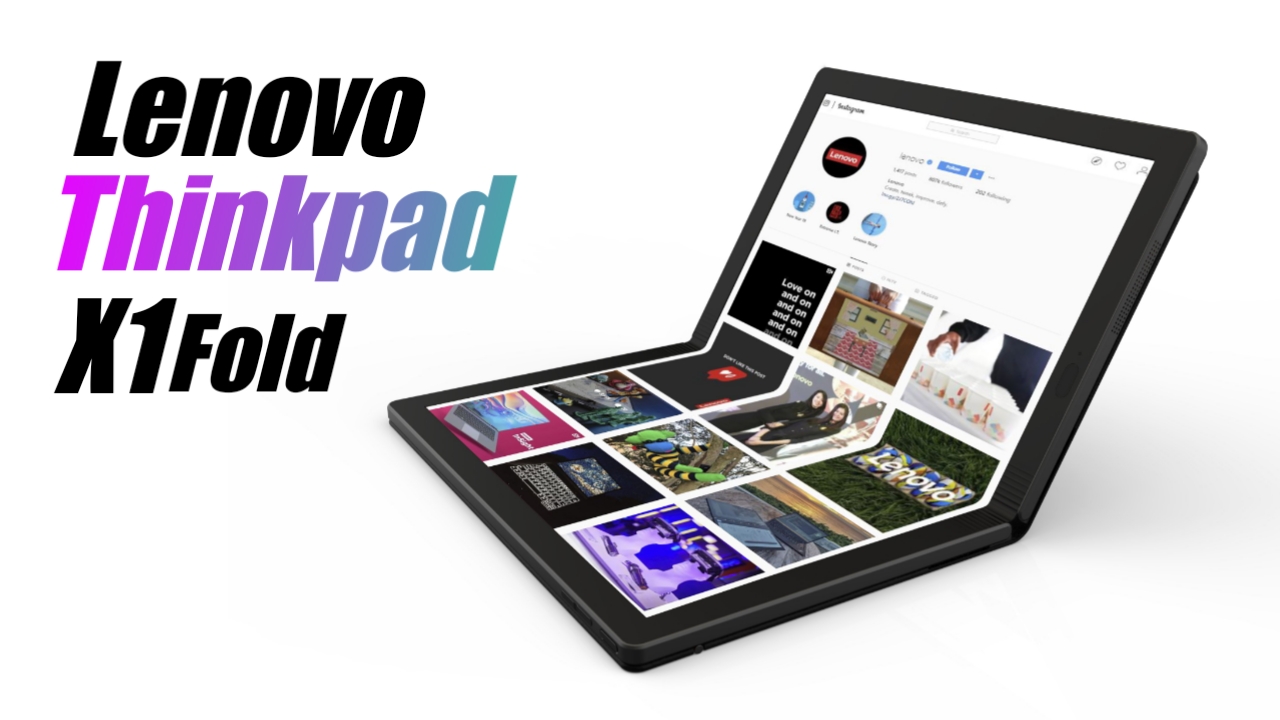 Lenovo Thinkpad X1 fold available for pre-order, world-first foldable screen laptop