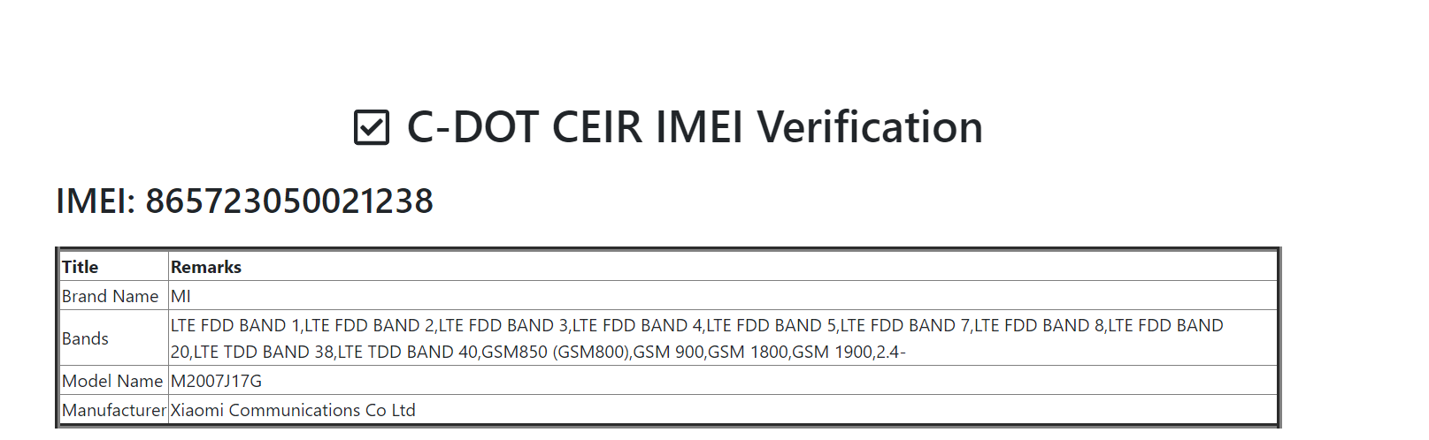 IMEI