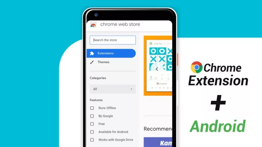 How to use chrome extension in Android 2020?