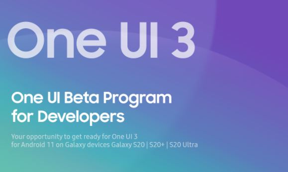 one UI 3.0 update