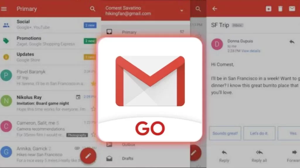 gmail go