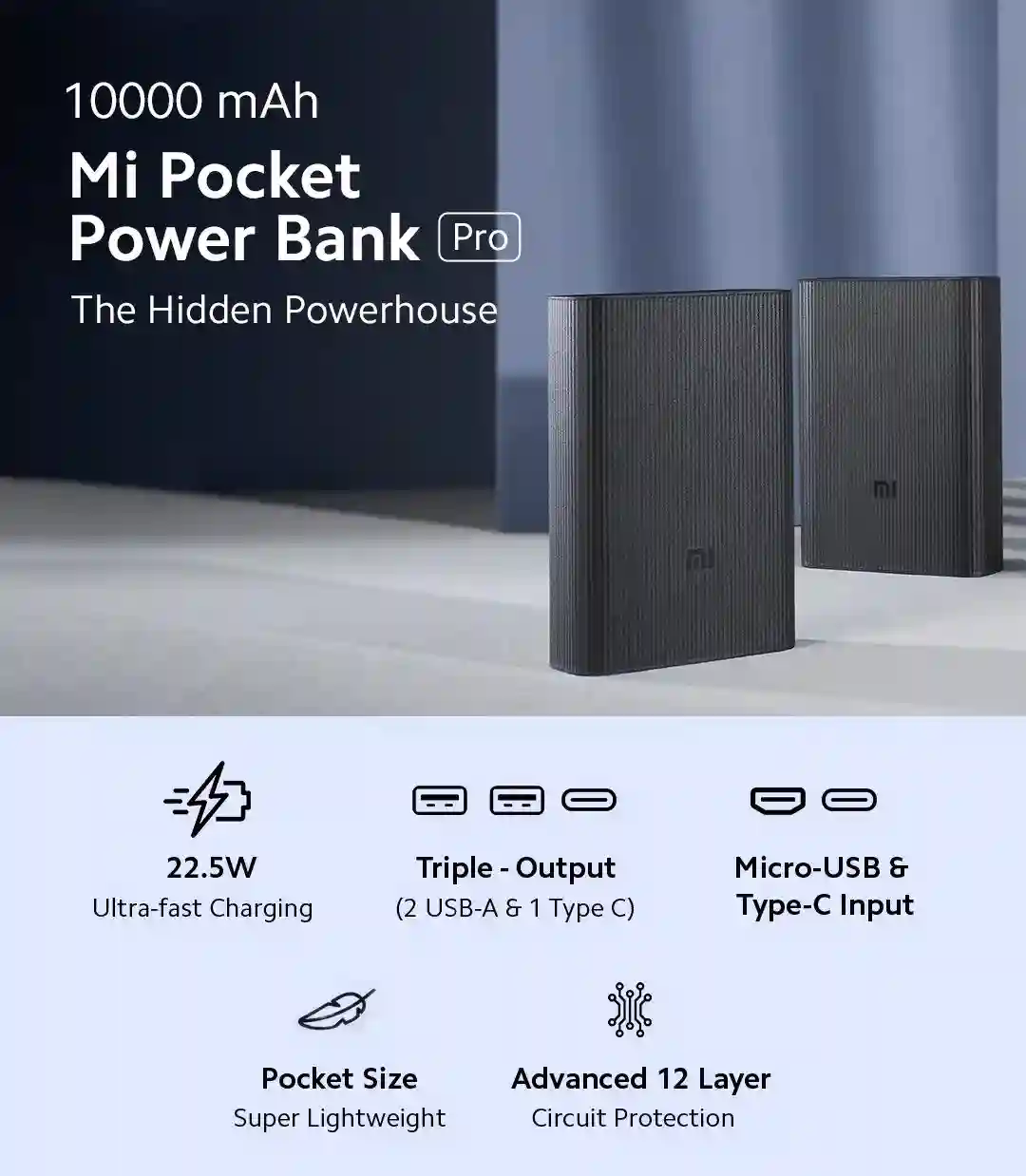 Mi Pocket Powerbank pro 
