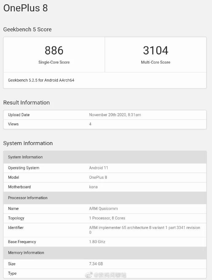 MediaTek MT6893 gets nearly equal scores to Snapdragon 865 on Geekbench 5