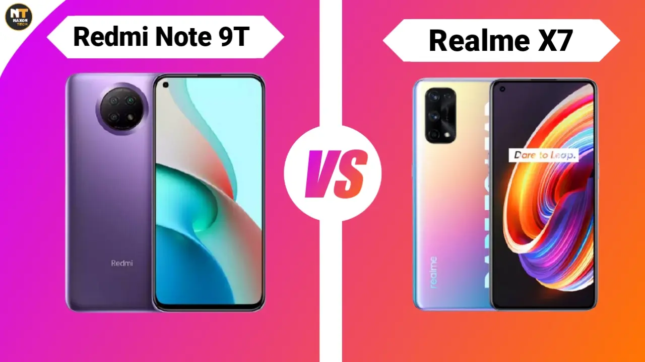 Redmi Note 9T vs Realme X7