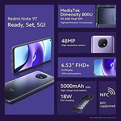 Redmi Note 9T 5G specification