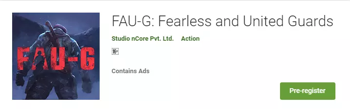 how to Pre register for FAUG