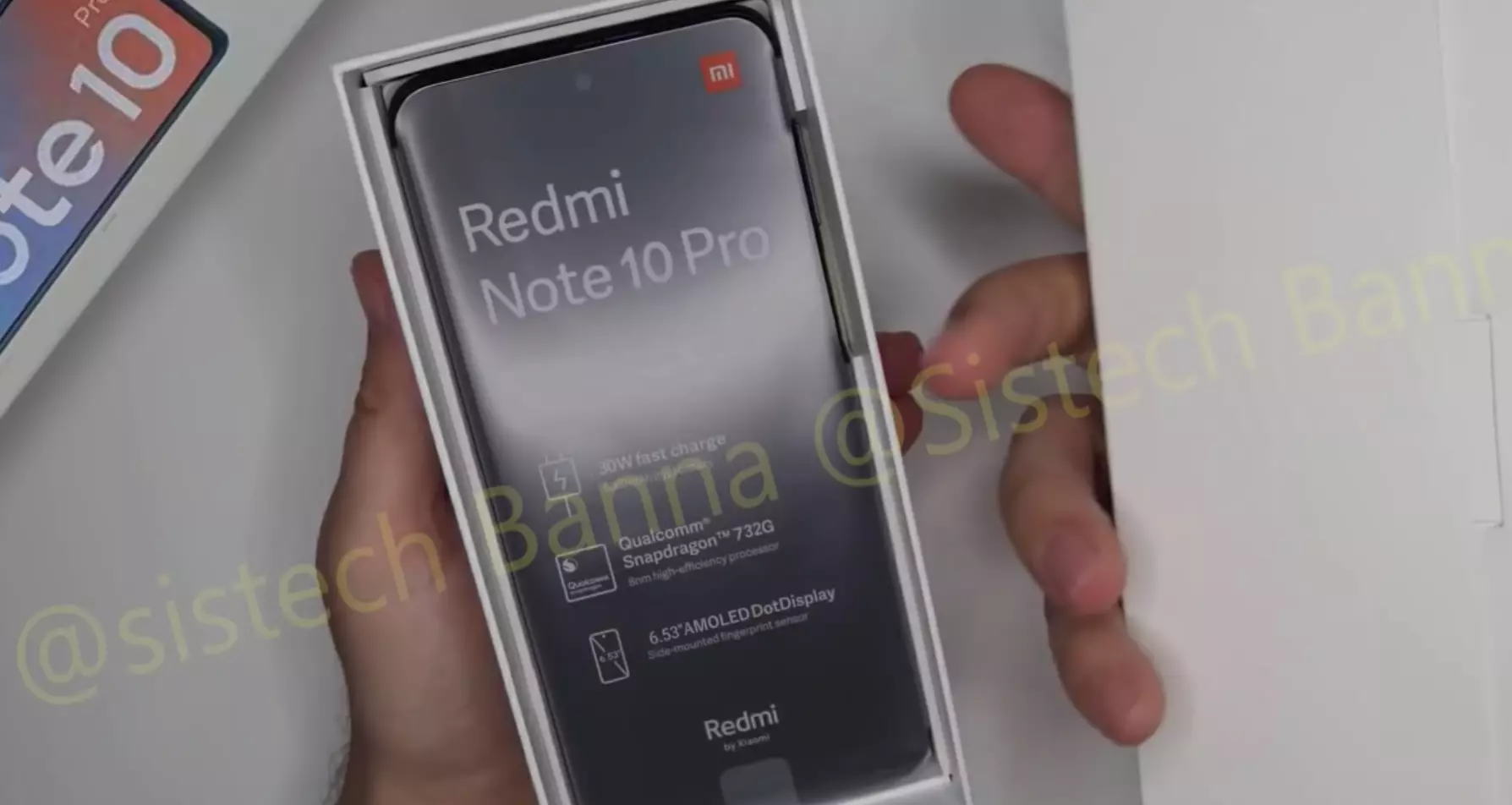 Redmi Note 10 Pro retail box image