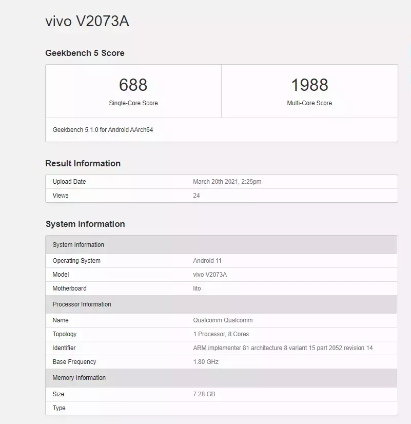 iQOO Z3 spotted on Geekbench revealing key specifications