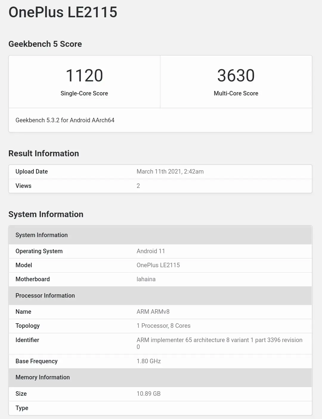 Oneplus 9 Pro spotted on Geekbench, revealed some key specifications