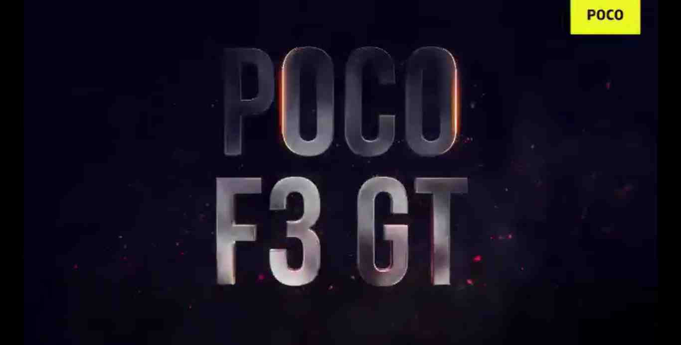 POCO F3 GT India launch