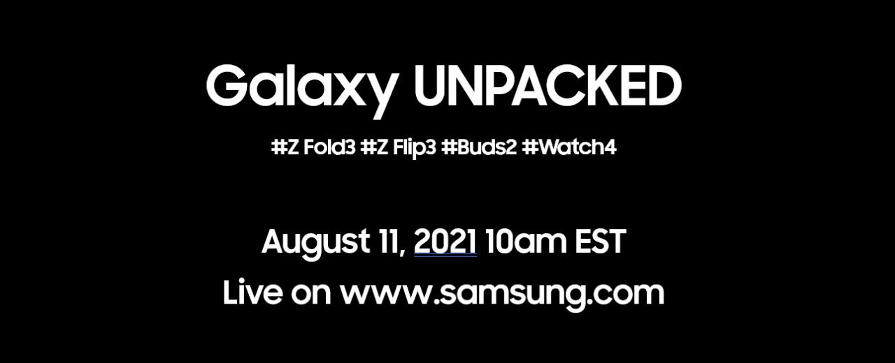 Samsung Galaxy Unpacked August 2021 event, upcoming devices tipped