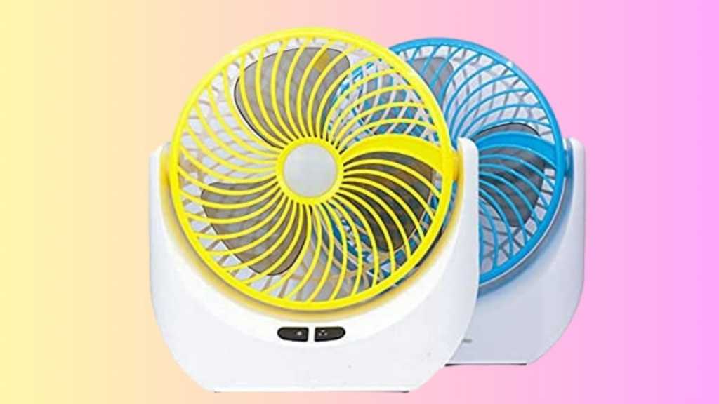 These battery operated fans run for hours even without electricity, now the heat will be cut comfortably...