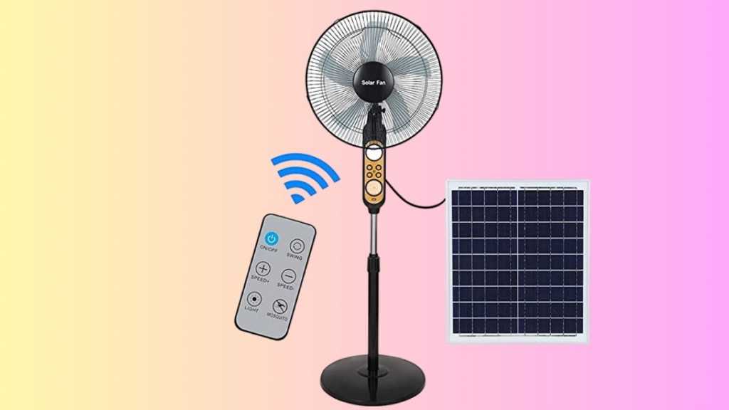 This solar fan runs for 10-18 hours even without electricity, it is charged by sunlight, know what is the cost