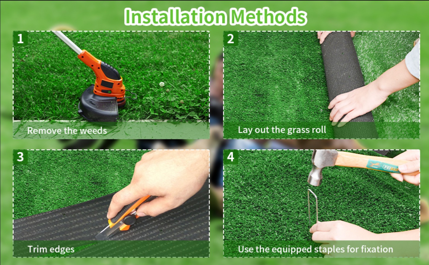 How to Install Fake Grass