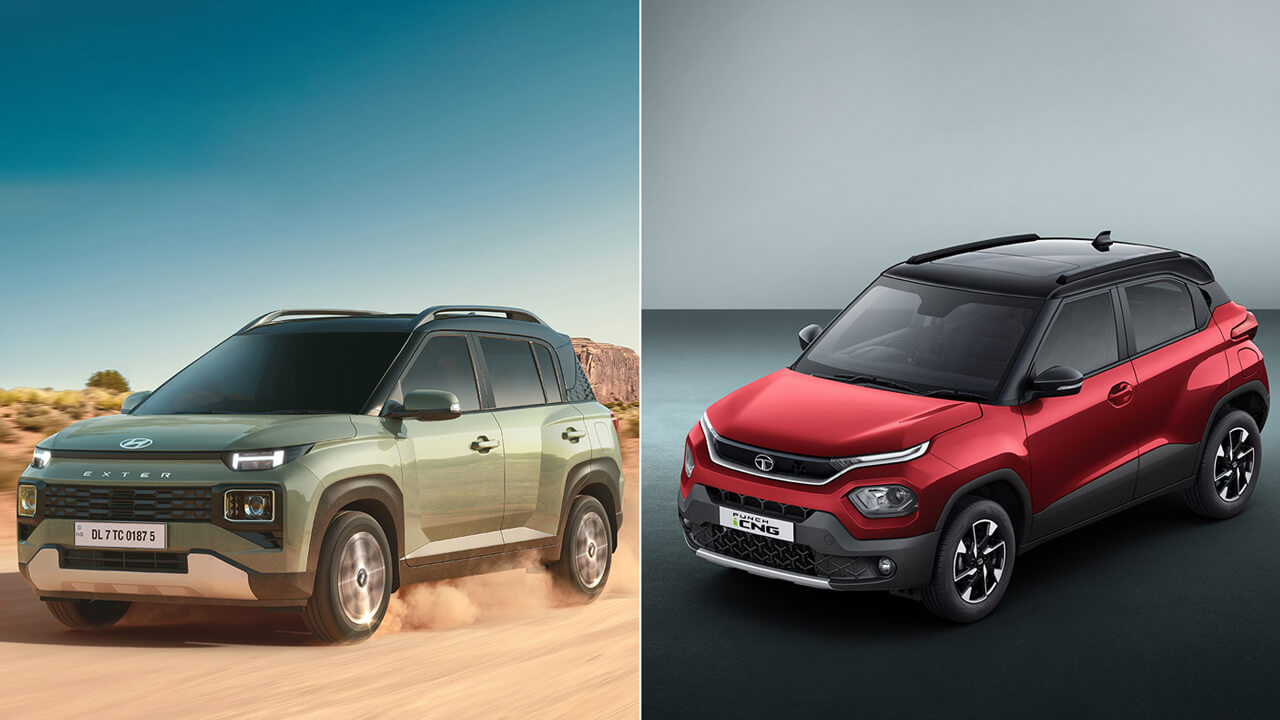Hyundai Exter or Tata Punch?  Which one should you choose if you want to buy a cheap SUV?