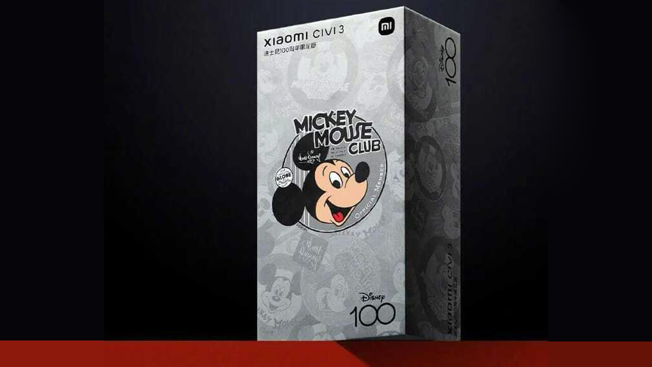 Xiaomi Civi 3 100th Anniversary Edition launching with Disney
