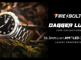 Fire-Boltt Dagger Luxe launched in india with premium design price details