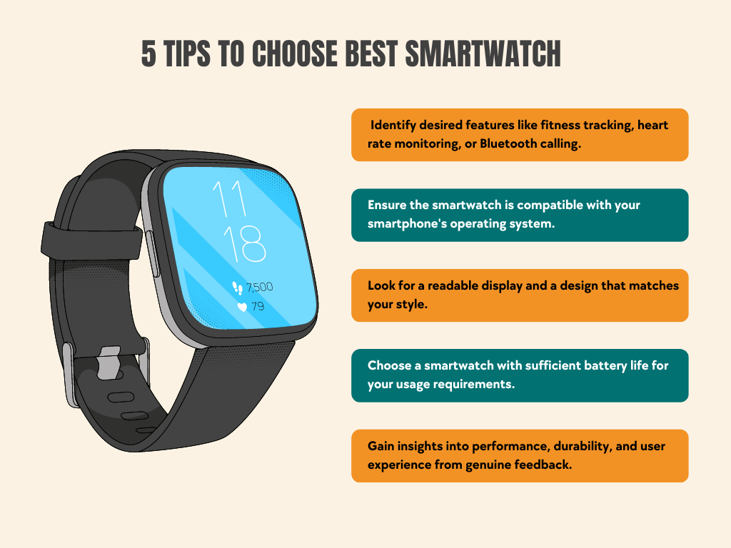 5 Tips to choose best smartwatch