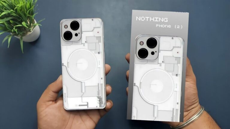 What will the design of Nothing Phone (2) be with great features?  Look at the picture