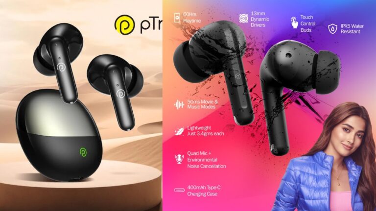 Domestic company pTron has launched new smartwatches and earphones, prices starting from just 899 rupees