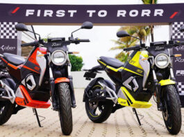 Oben Rorr Electric Motorcycle delivery begin