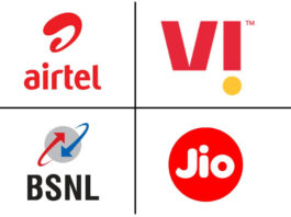 Airtel Vodafone Idea BSNL Jio Users