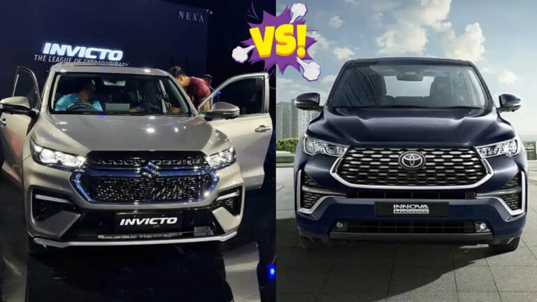 New Maruti Invicto or Toyota Innova Hycross?  Which car is ideal for family?
