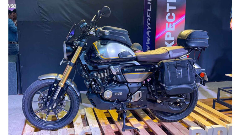 TVS has launched a new bike packed with style-features, call receiving with voice commands