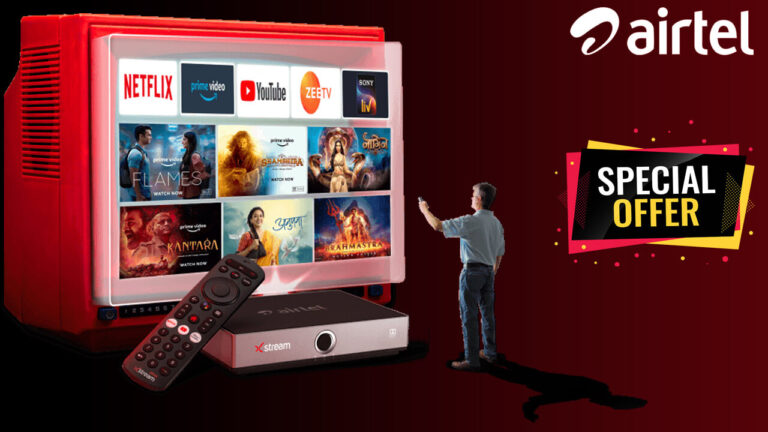 Today only offer, Airtel DTH connection at Tk 750, Smart OTT box at Tk 1500