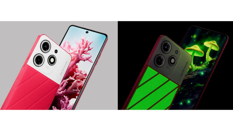 Pink by day, green by night, Tecno surprises by bringing the world’s first luminous color changing phone