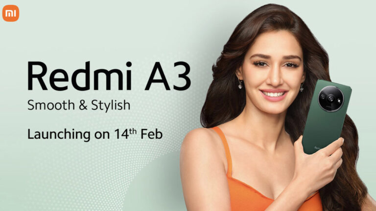 Redmi A3 entry with 12BG RAM, incredible features at Rs 7000