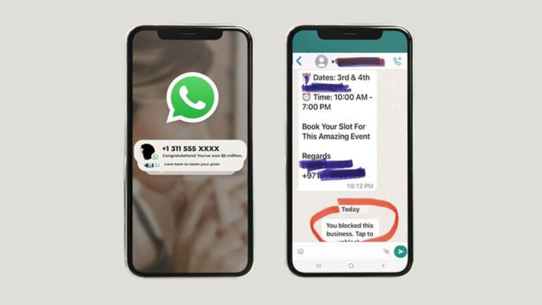 WhatsApp: Getting fake messages from Ajana WhatsApp numbers?  You can block without opening the chat