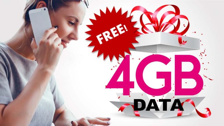 FREE 4GB data in low price market, only at the end of the month but the offer is over, act fast