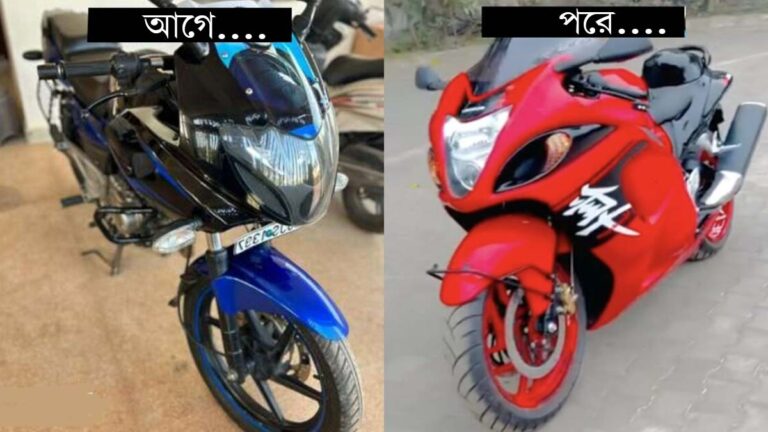 You won’t believe it if you don’t see it, Bajaj Pulsar has been replaced by Hayabusa superbike!