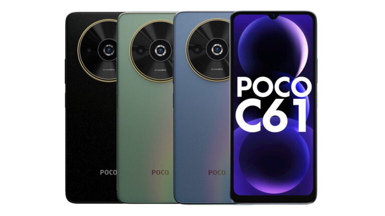 Poco C61 launched in India with dual rear camera, 5000mAh battery at just Rs 7499
