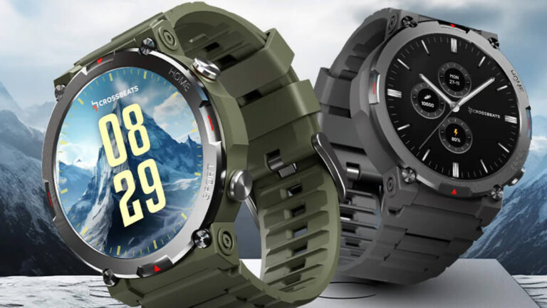 This Smartwatch is launched with a battery backup of up to 30 days that will not get damaged even if it gets water and dust