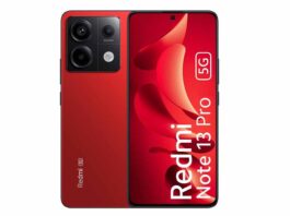 redmi note 13 pro 5g scarlet red colour variant first sale today with bank and exchange offer