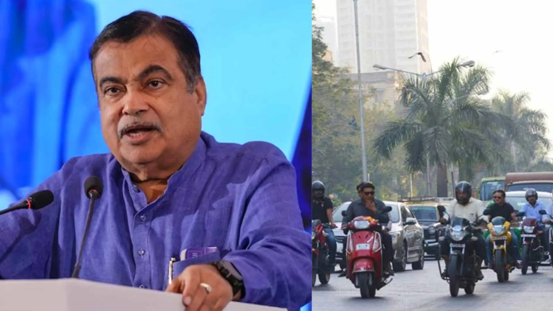 nitin gadkari requests two wheeler makers to offer discounted helmets