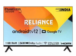 reliance 32 inch hd ready led smart tv launched under price rs 10000 specifications