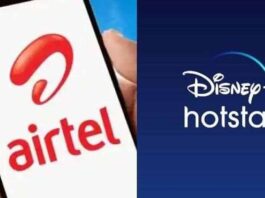 Airtel offer free 22 ott subscription including Disney plus Hotstar subscription with these prepaid plans